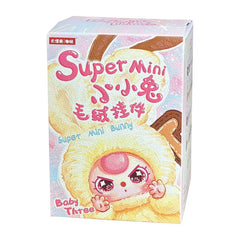 Baby Three Super Mini Bunny Plush Alphabet Keychain Blind Box