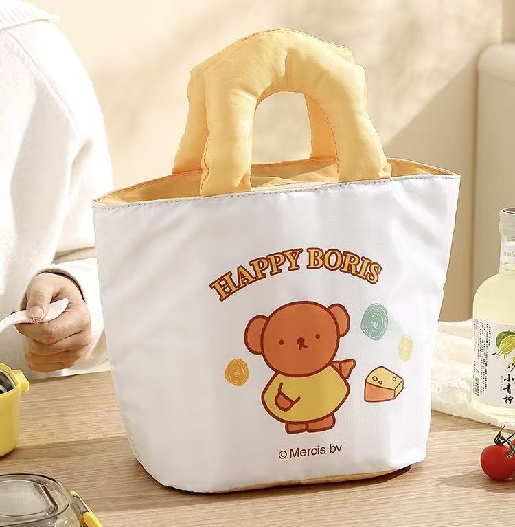 Lunch Boxes & Bags - Happy Boris Insulated Lunch Bag with Carry Handle 23 × 17 × 24 cm - Goodie Goodie