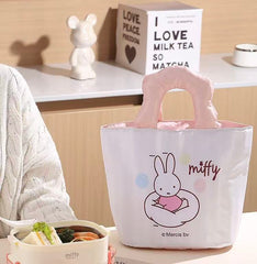 Lunch Boxes & Bags - Miffy Insulated Lunch Bag with Carry Handle 23 × 17 × 24 cm - Goodie Goodie