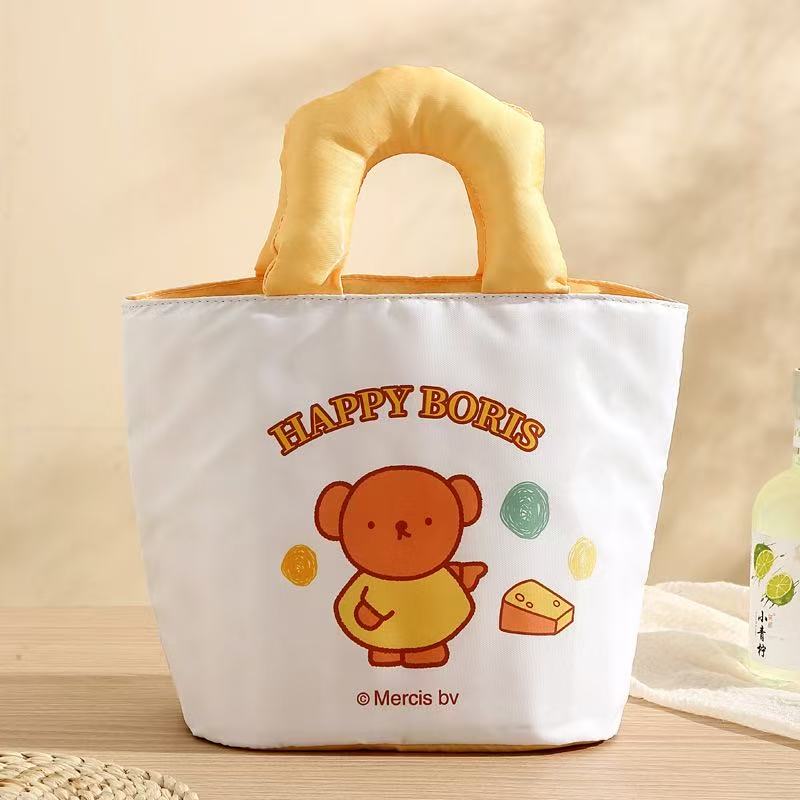 Lunch Boxes & Bags - Happy Boris Insulated Lunch Bag with Carry Handle 23 × 17 × 24 cm - Goodie Goodie