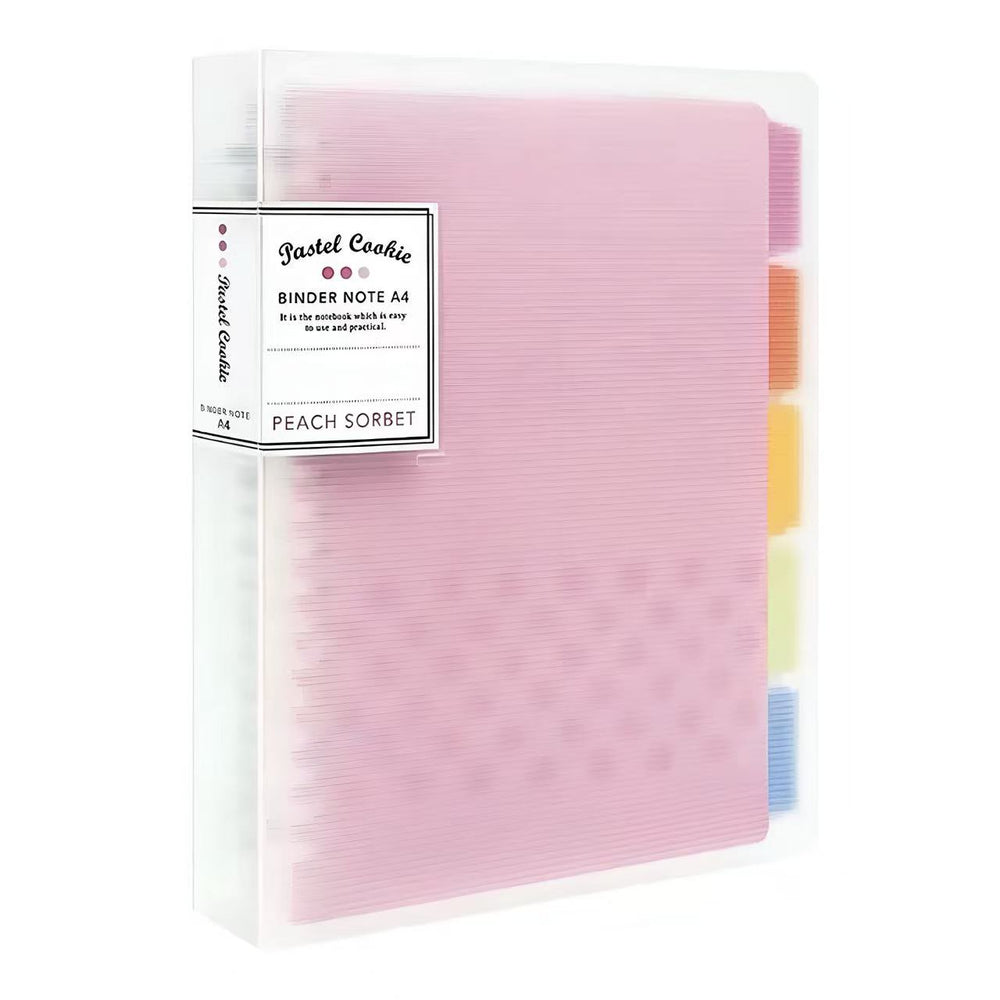 Stationery - Kokuyo Campus Semi-Transparent Pastel Cookie Binder Notebook A4 40 Sheets - Goodie Goodie