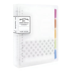Stationery - Kokuyo Campus Semi-Transparent Pastel Cookie Binder Notebook A4 40 Sheets - Goodie Goodie