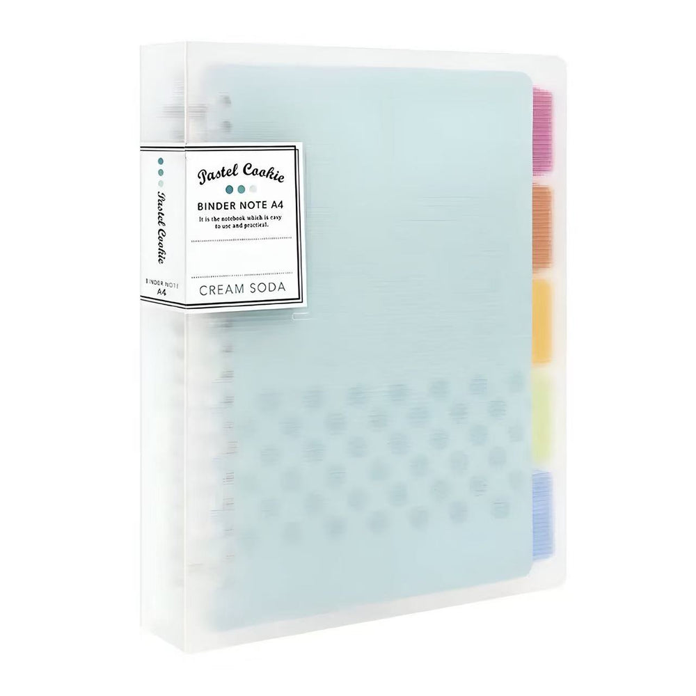 Stationery - Kokuyo Campus Semi-Transparent Pastel Cookie Binder Notebook A4 40 Sheets - Goodie Goodie