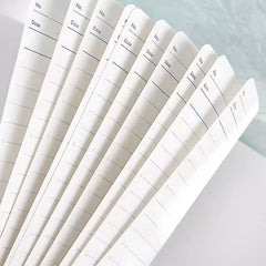 Stationery - Kokuyo Campus Semi-Transparent 4 Holes Binder Note B5 β Light Yellow - Goodie Goodie