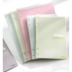 Stationery - Kokuyo Campus Semi-Transparent 4 Holes Binder Note B5 β Light Yellow - Goodie Goodie