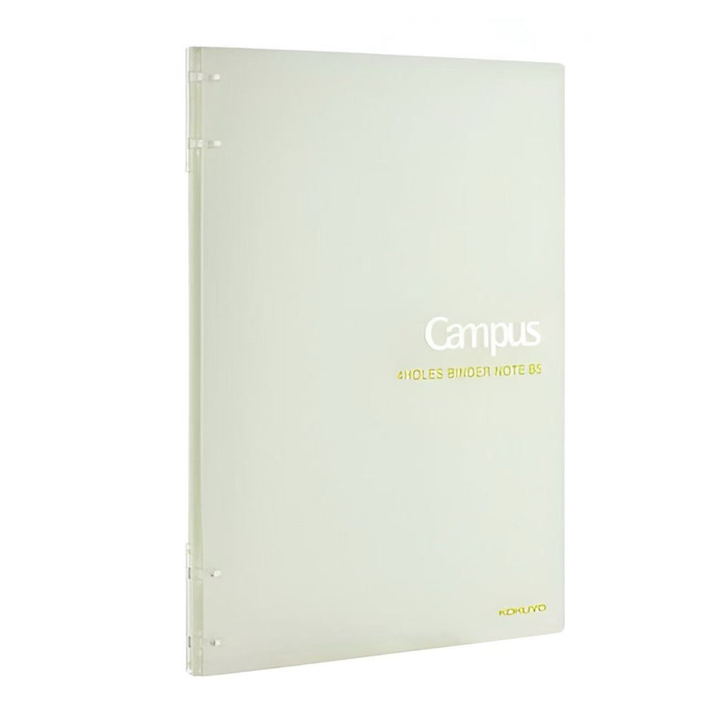 Stationery - Kokuyo Campus Semi-Transparent 4 Holes Binder Note B5 β Light Yellow - Goodie Goodie