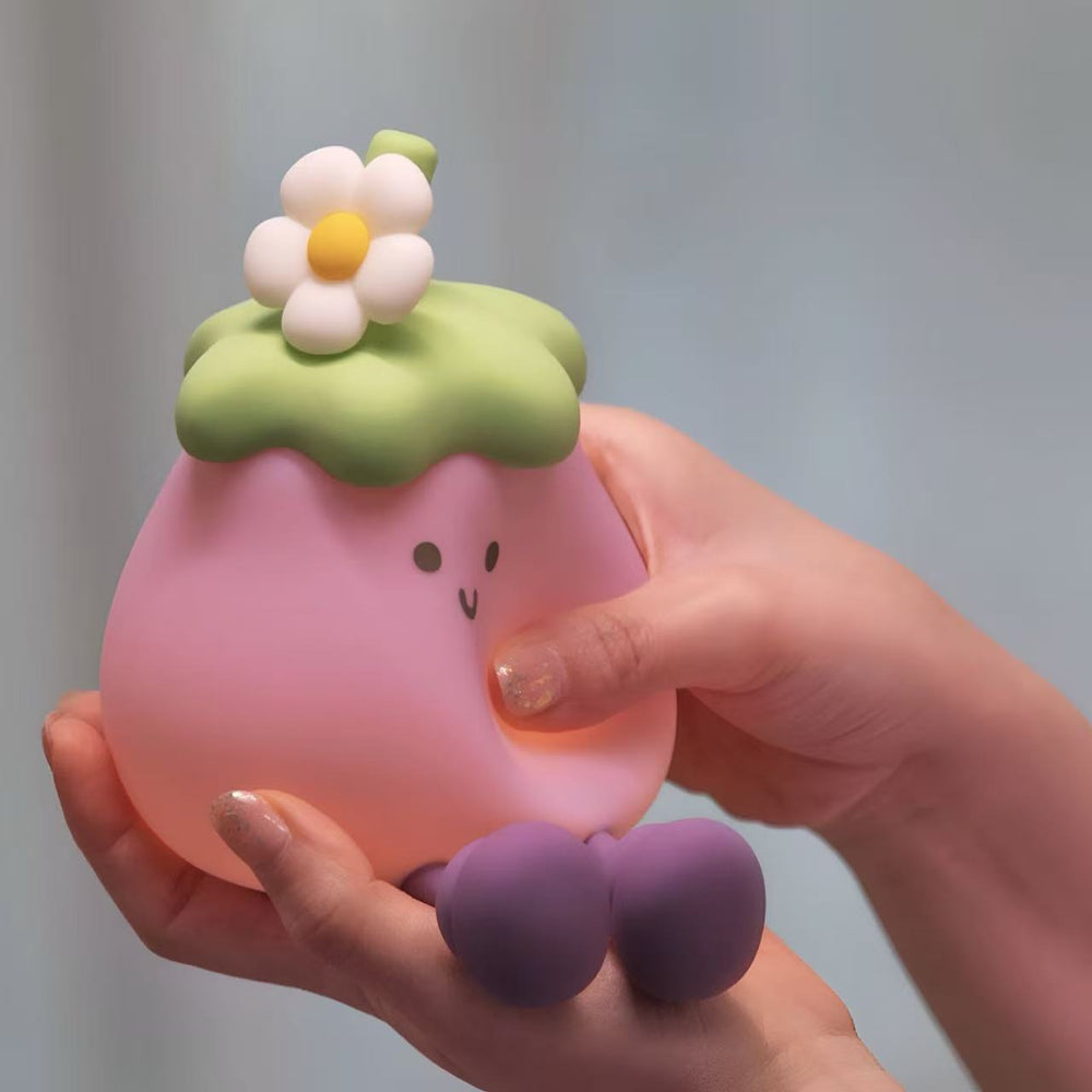 Tech & Toys - Eggplant Squishy Silicone Night Light - Goodie Goodie