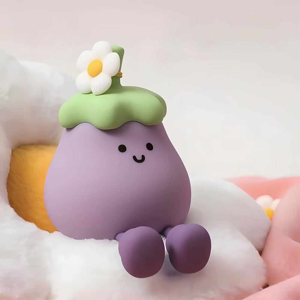Tech & Toys - Eggplant Squishy Silicone Night Light - Goodie Goodie