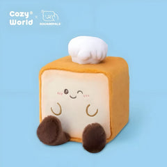 Tech & Toys - Cube Friends Plush Squishy β Toast Buddy - Goodie Goodie