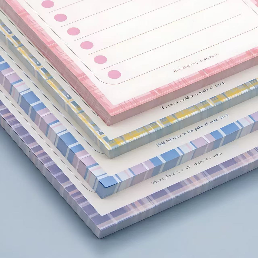 Stationery - Rectangular Target List Notepad 50 Sheets 91×256 mm - Goodie Goodie