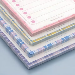 Stationery - Rectangular Target List Notepad 50 Sheets 91×256 mm - Goodie Goodie