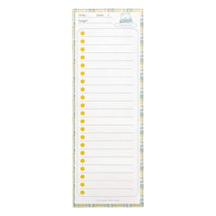 Stationery - Rectangular Target List Notepad 50 Sheets 91×256 mm - Goodie Goodie