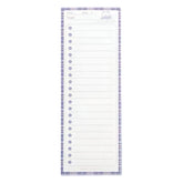 Rectangular Target List Notepad 50 Sheets 91×256 mm
