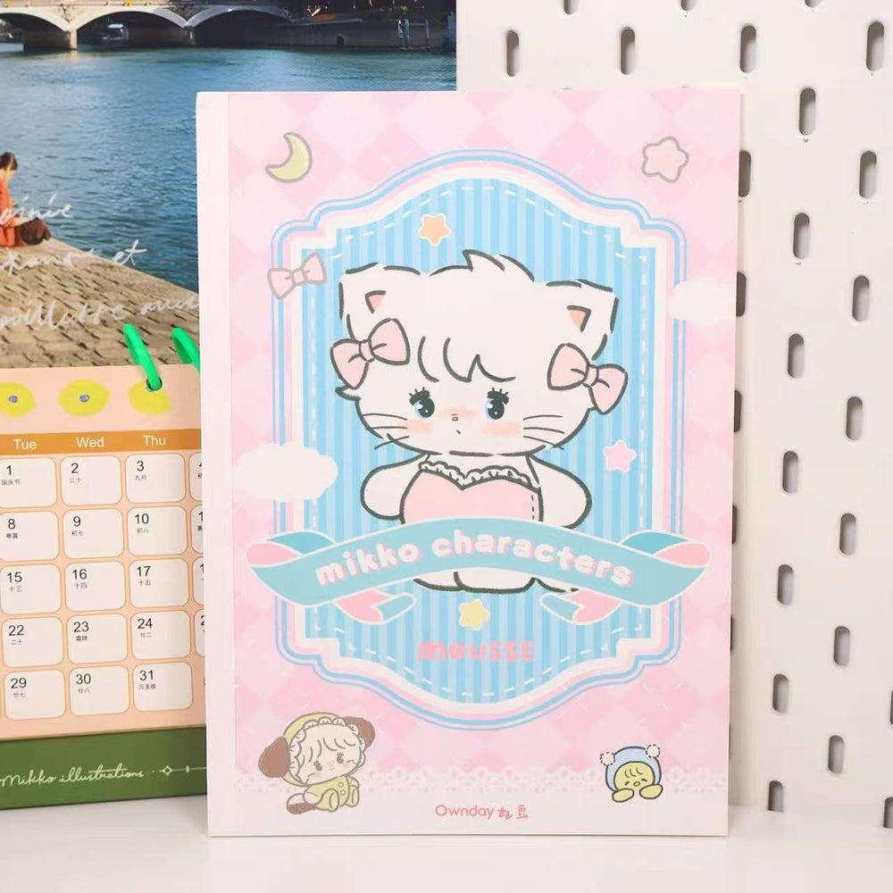 Stationery - Mikko Characters B5 Ruled Notebook 40 Sheets Assorted - Goodie Goodie