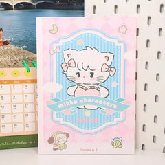 Stationery - Mikko Characters B5 Ruled Notebook 40 Sheets Assorted - Goodie Goodie