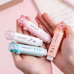 Stationery - Cat Paw Slide Pen Eraser Assorted - Goodie Goodie