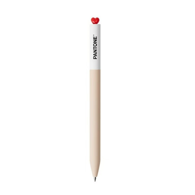 Stationery - Pantone × Kaco Collaboration Gel Pen – 0.5mm Black Ink Sand Dollar - Goodie Goodie