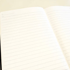 Stationery - KOKUYO Campus Solid Colour Hardcover A5 Ruled Notebook 100 Sheets – Black/Yellow - Goodie Goodie