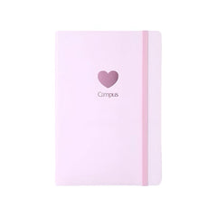 Stationery - KOKUYO Campus Solid Colour Hardcover A5 Ruled Notebook 100 Sheets – Pink - Goodie Goodie