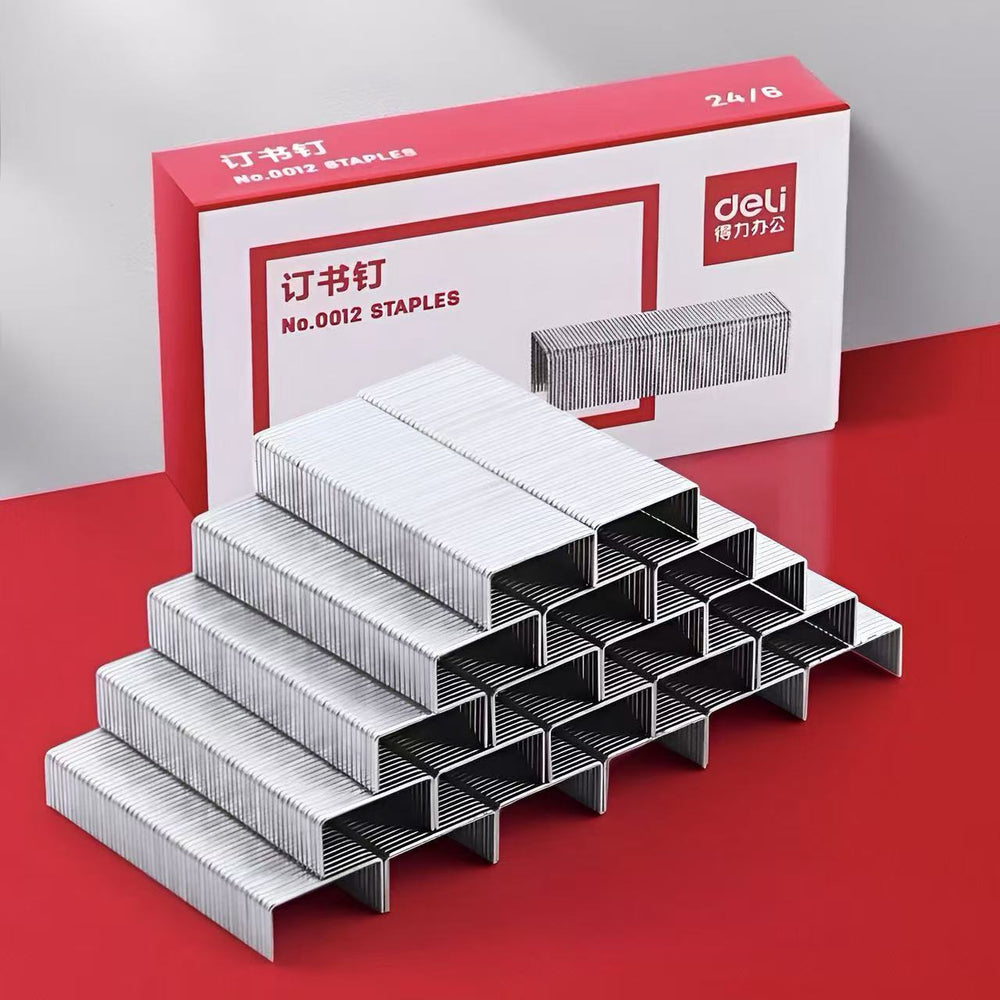 Stationery - Deli Staples 24/6 β 1000 Pieces - Goodie Goodie