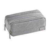 Stationery - KOKUYO Campus Double Zip Large Capacity Pencil Case – Grey - Goodie Goodie