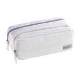 Stationery - KOKUYO Campus Double Zip Large Capacity Pencil Case – Light Purple - Goodie Goodie