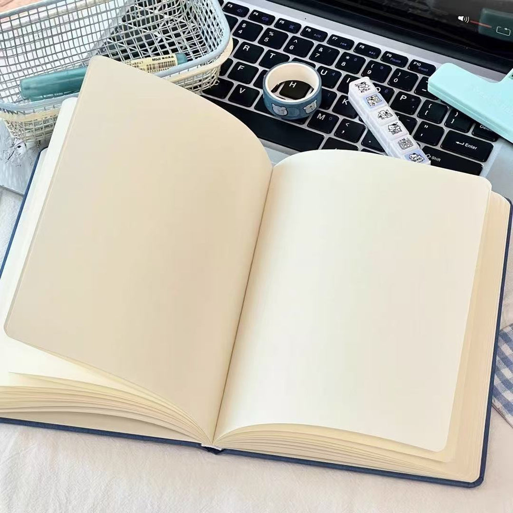 Stationery - Three Little Cats A5 Hard Cover Plain Journal Notebook 80 Sheets - Goodie Goodie