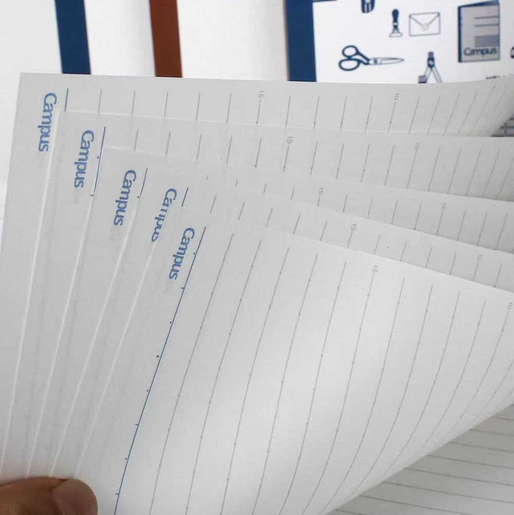 Stationery - KOKUYO Campus Kraft Cover A5 Ruled Notebook 40 Sheets Assorted - Goodie Goodie