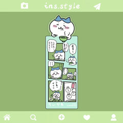Stationery - Chiikawa Waterproof PVC Bookmark - Goodie Goodie