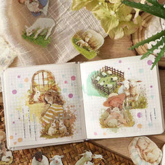 Stationery - Cute Pets Waterproof Stickers 40pcs β Sheep - Goodie Goodie