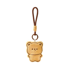 Accessories - Plush Bear Cookie Squishy Keychain - Goodie Goodie
