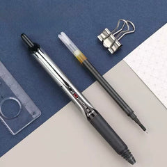 Stationery - Pilot Hi-Tecpoint V5 Extra Fine Click Pen 0.5mm – Navy - Goodie Goodie