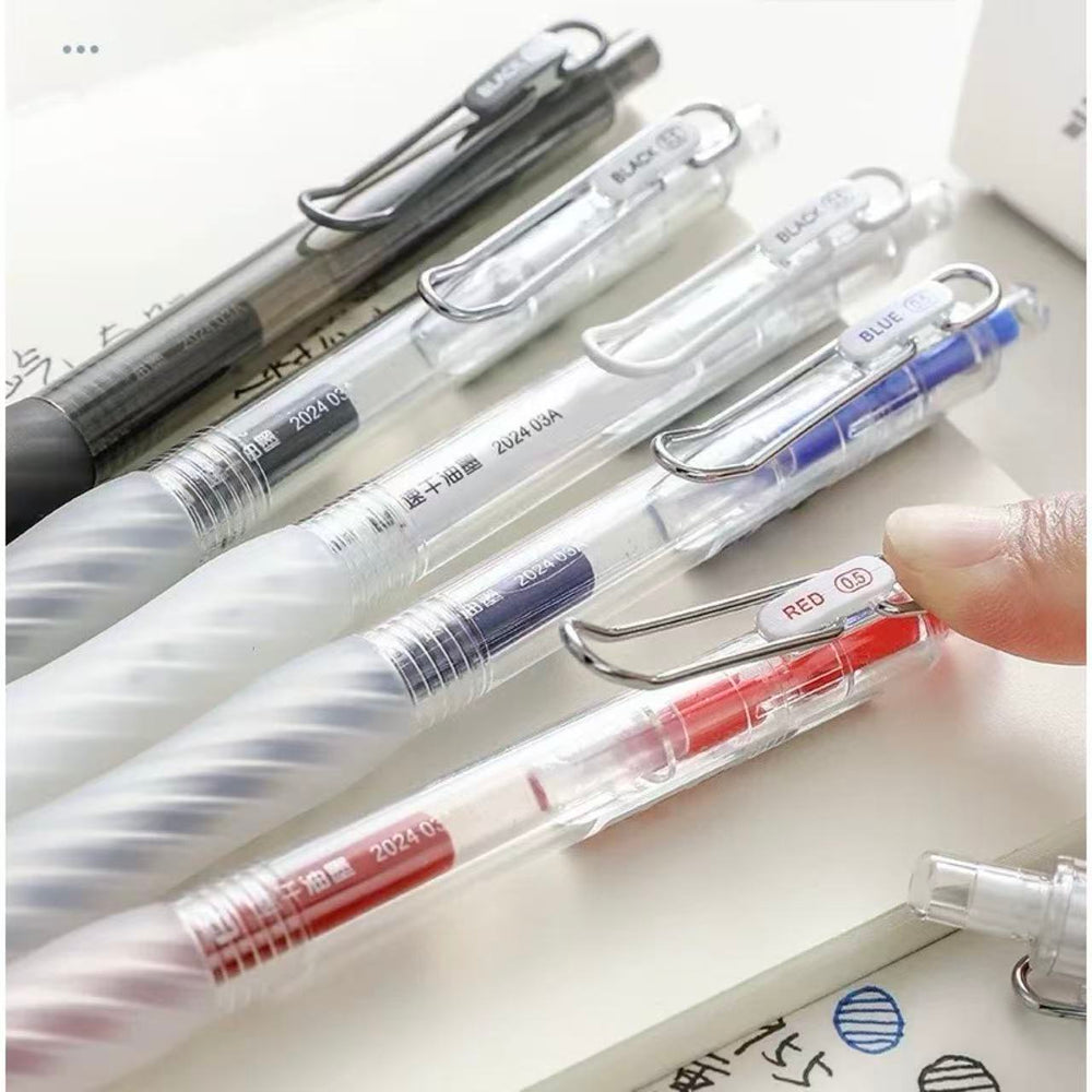 Stationery - Domi Low-Centre Gravity Gel Pen 0.5mm Red Ink - Goodie Goodie