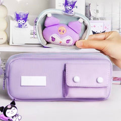 Sanrio Multi-Function Canvas Pencil Case Kuromi