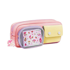 Stationery - Sanrio Multi-Function Canvas Pencil Case Kuromi - Goodie Goodie