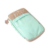 Rosyposy Fluffy Flat Pencil Case – Peppermint Latte