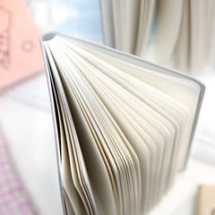 Good Morning Little Puppy A6 Dotted Journal with Washable Kraft Paper Cover 80 Sheets