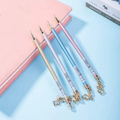 Slim Metal Mechanical Pencil 0.5mm with Puppy Charm Assorted