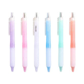 JOYOU Pastel Jelly Quick-Dry Gel Pen 0.5mm Black Ink Assorted