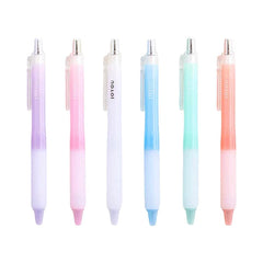 JOYOU Pastel Jelly Quick-Dry Gel Pen 0.5mm Black Ink Assorted