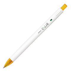 Zebra C-JJ6 Gel Pen 0.5mm Yellow Ink