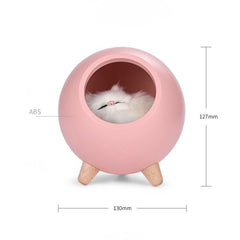 Kitten Pet House Night Light-Pink