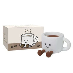 Coffee Cup Squishy Silicone Night Light & Phone Stand