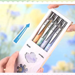 Pentel EnerGel Floral Limited Edition Needle Point Gel Pen 0.5mm Black Ink