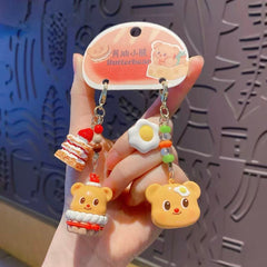 Butter Bear DIY Food Clip Keychain Pendant