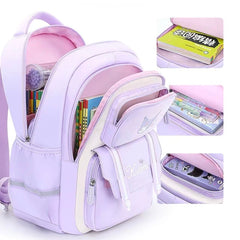 Sanrio Ergonomic School Backpack 31x13x43cm – Kuromi