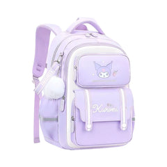 Sanrio Ergonomic School Backpack 31x13x43cm – Kuromi
