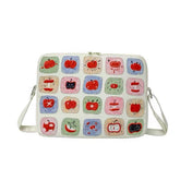Apple Doodle Laptop Shoulder Bag 16 Inches