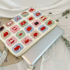 Apple Doodle Laptop Shoulder Bag 16 Inches