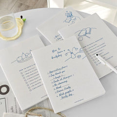 "Lovely Day" A5 Lined Notebook 44 Sheets Assorted